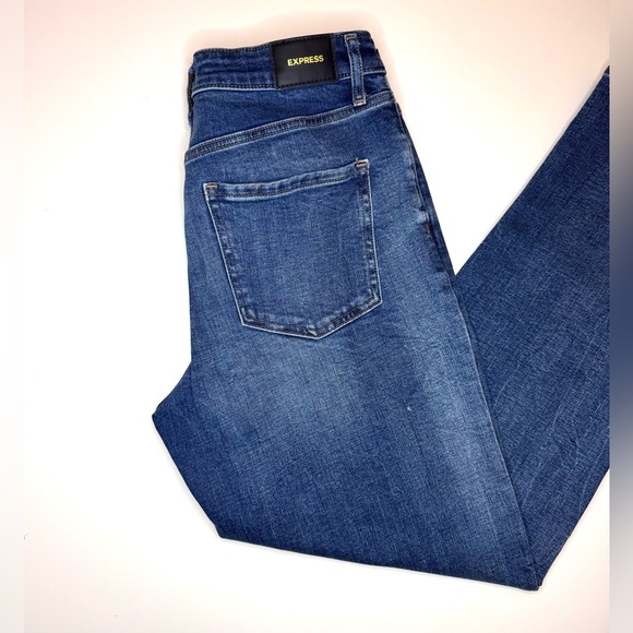 Express Women’s Boyfriend Mid Rise Jeans Size- 4 Regular - Picture 8 of 9